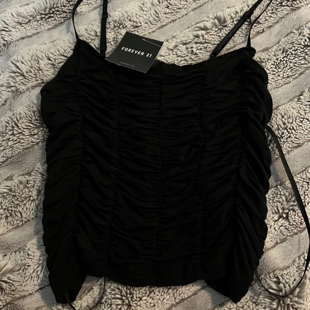 Forever 21 cinched crop top